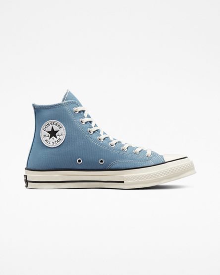 Converse Chuck 70 Canvas Høye Sko Dame Indigo Svarte | 418CQGRKN