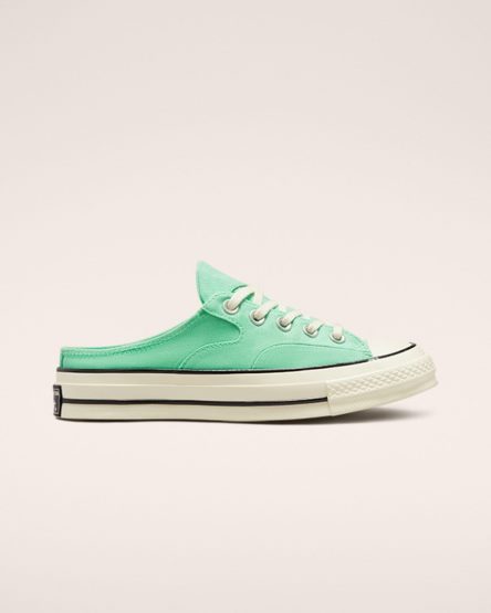 Converse Chuck 70 Mule Lave Sko Dame Grønn Svarte | 539GDUJWL
