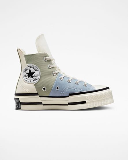 Converse Chuck 70 Plus Materiale Mashup Høye Sko Herre Olivengrønne | 936HAICKY