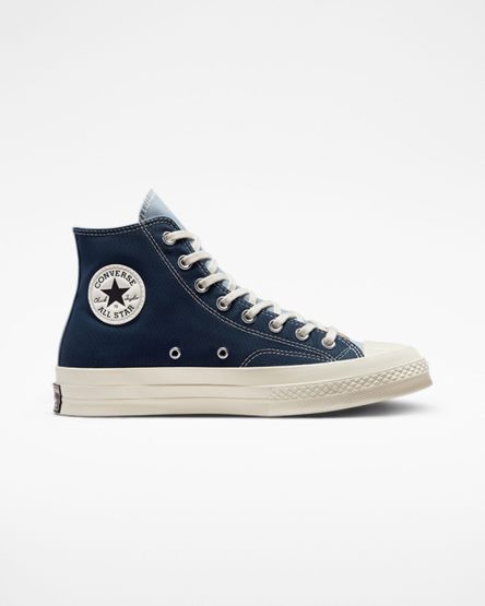 Converse Chuck 70 Tri-Panel Høye Sko Herre Marineblå | 514TUJAOD