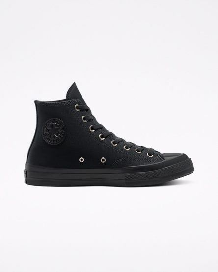 Converse Chuck 70 Vintage Canvas Høye Sko Herre Svarte | 046ETZQSY
