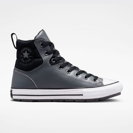 Converse Chuck Taylor All Star Berkshire Vann Resistant Høye Vinterstøvler Dame Grå Svarte | 879KLCFAP