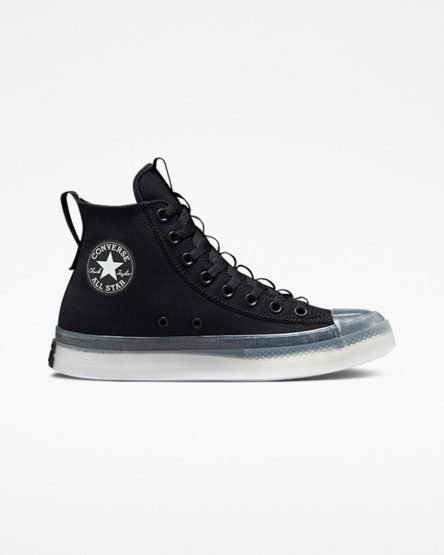 Converse Chuck Taylor All Star CX Explore Høye Sko Dame Svarte Hvite | 341IPRKDN