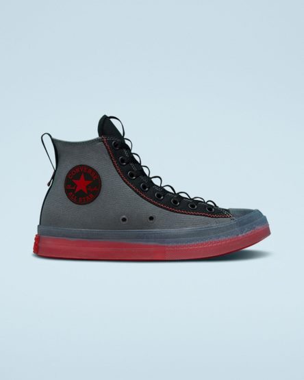Converse Chuck Taylor All Star CX Explore Desert Sunset Høye Sko Dame Grå Svarte Rød | 389TRBHDP