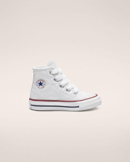 Converse Chuck Taylor All Star Classic Høye Sko Gutt Hvite | 407JRIESH