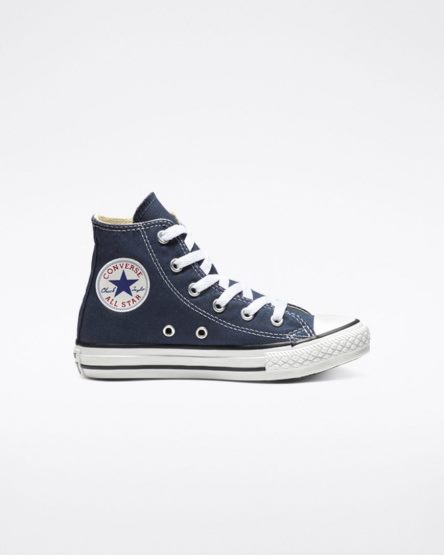 Converse Chuck Taylor All Star Classic Høye Sko Jente Marineblå | 493VRABDY