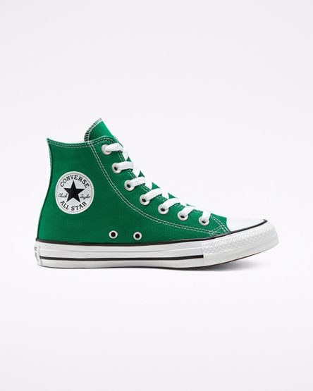 Converse Chuck Taylor All Star Classic Høye Sko Herre Grønn Hvite | 542IQJTCR
