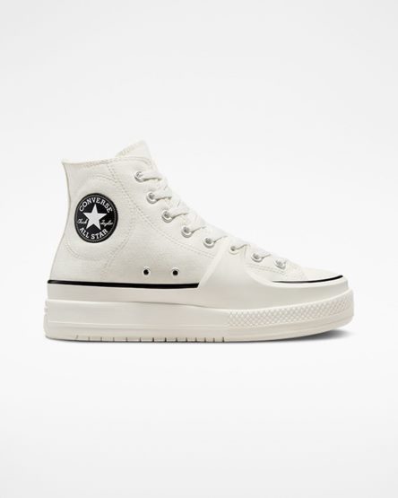 Converse Chuck Taylor All Star Construct Høye Sko Herre Hvite Svarte | 570BUSAXH