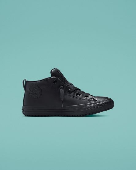 Converse Chuck Taylor All Star Counter Climate Street Boot Høye Sko Gutt Svarte | 382OQESTK