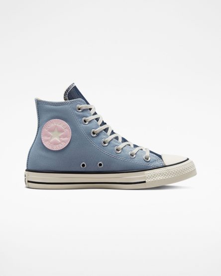 Converse Chuck Taylor All Star Denim Høye Sko Dame Marineblå | 817XVQEPS