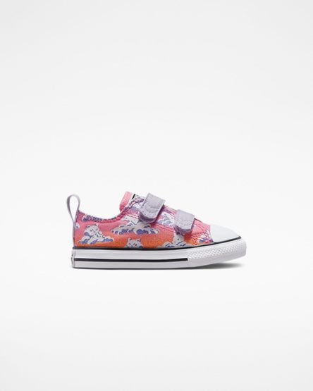 Converse Chuck Taylor All Star Easy-On Cloud Gazer Lave Sko Jente Lilla Rosa | 972PGOWRX
