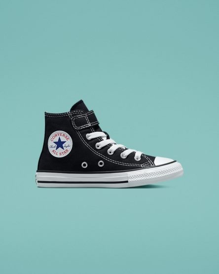 Converse Chuck Taylor All Star Easy-On Høye Sko Jente Svarte Beige Hvite | 210LGJPON