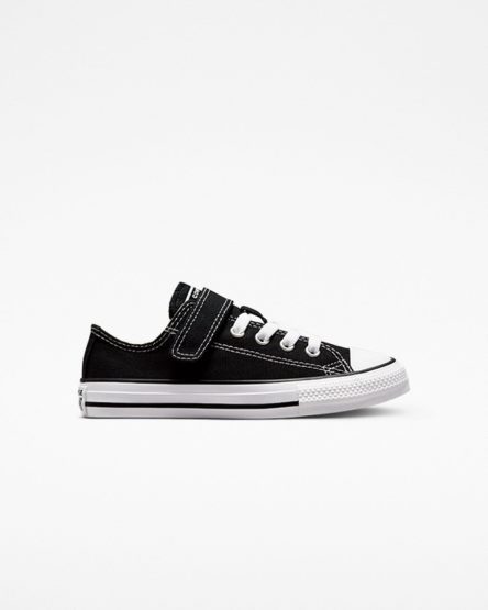 Converse Chuck Taylor All Star Easy-On Lave Sko Jente Svarte Beige Hvite | 823GSBAWX
