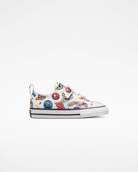 Converse Chuck Taylor All Star Easy-On Space Cruiser Lave Sko Jente Hvite Rød | 231ZUOCMV