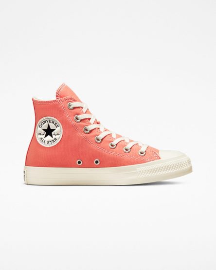 Converse Chuck Taylor All Star Floral Embroidery Høye Sko Dame Oransje Svarte | 725IXOSCB