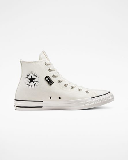 Converse Chuck Taylor All Star Grid Logo Høye Sko Herre Hvite | 157FBOYDL