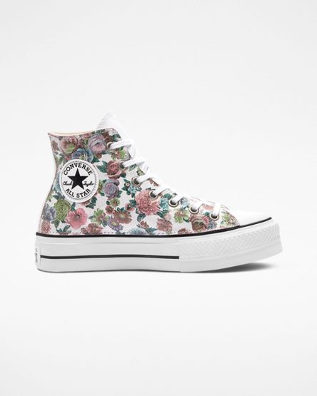 Converse Chuck Taylor All Star Lift LTD Floral Høye Platform Sko Dame Blomster | 967QYKJWE