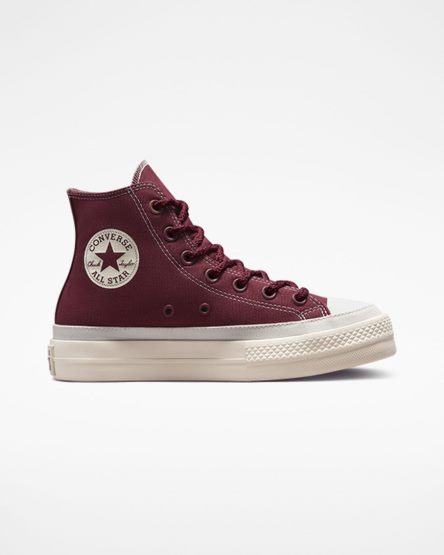 Converse Chuck Taylor All Star Lift Tonal Canvas Høye Platform Sko Dame Rosa | 471SIRAKD