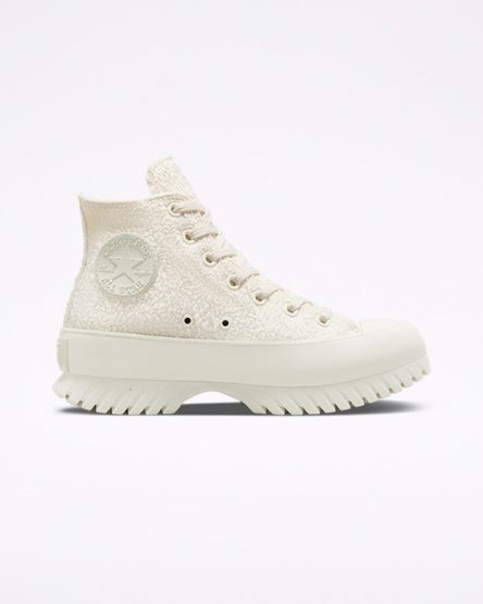 Converse Chuck Taylor All Star Lugged 2.0 Jacquard Høye Sko Herre Beige Svarte | 483TFEYXP