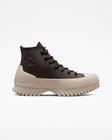 Converse Chuck Taylor All Star Lugged 2.0 Counter Climate Høye Støvler Dame Brune Hvite | 840BMJXNQ