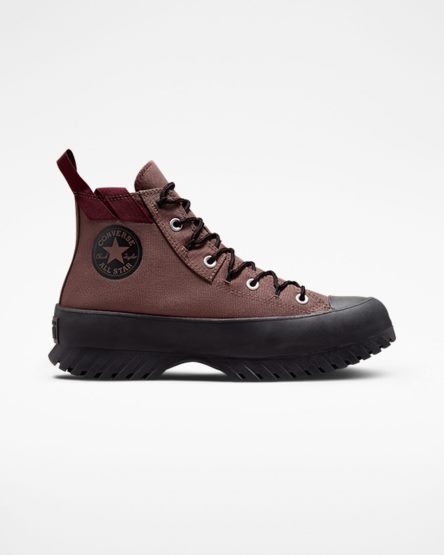 Converse Chuck Taylor All Star Lugged 2.0 Rugged Basics Høye Sko Dame Brune Dyp Burgunder | 927OBCHLN