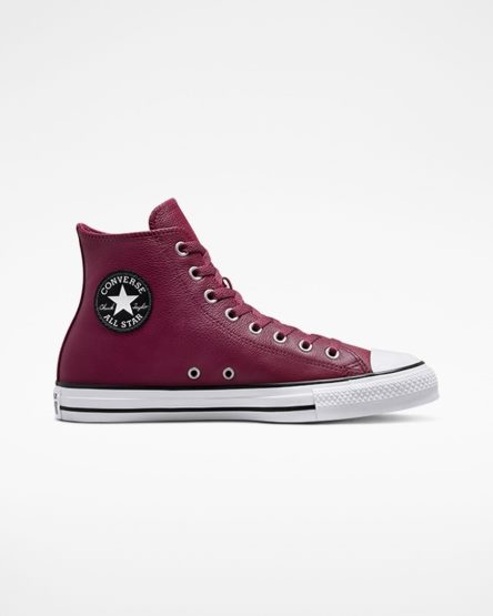 Converse Chuck Taylor All Star Lær Høye Sko Herre Rosa | 379ZKWHGT