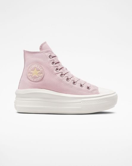 Converse Chuck Taylor All Star Move Høye Platform Sko Dame Grå Sitron | 049AVRSHW