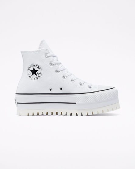 Converse Chuck Taylor All Star Trek Høye Platform Sko Dame Hvite | 980QBPWNH