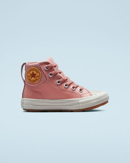 Converse Lær Chuck Taylor All Star Berkshire Boot Color Høye Sko Gutt Rosa | 829PTZSEX