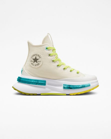 Converse Run Star Legacy CX Mi Gente, Mi Alegria Høye Sko Herre Beige Sitron Lyse Turkis | 821BVTXOJ