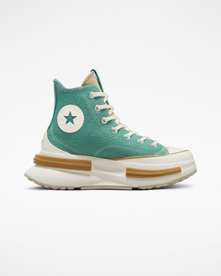 Converse Run Star Legacy CX Textured Høye Sko Herre Grønn | 167GDLFIC