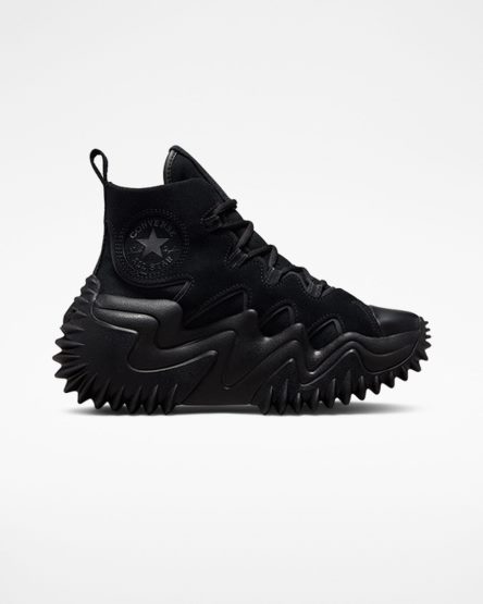 Converse Run Star Motion CX Workwear Høye Platform Sko Dame Svarte | 325GRJBDN