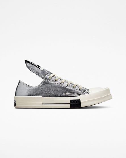 Converse TURBODRK Chuck 70 Lave Sko Herre Sølv Svarte | 945LZCGXF
