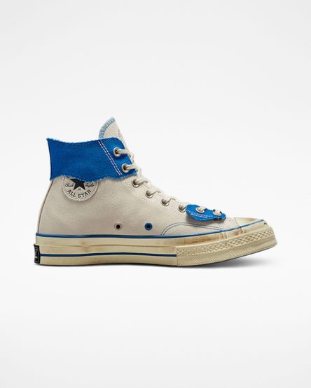 Converse x ADER ERROR Chuck 70 Høye Sko Dame Hvite Blå Svarte | 263SQAMTG