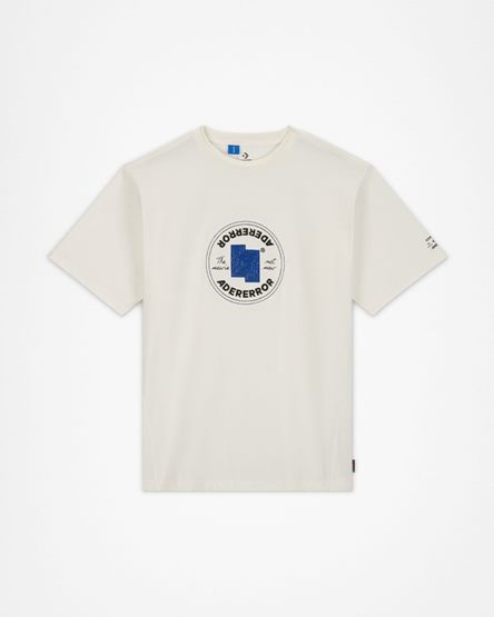 Converse x ADER ERROR SHAPES T-Shirts Dame Hvite | 489RJCKOD