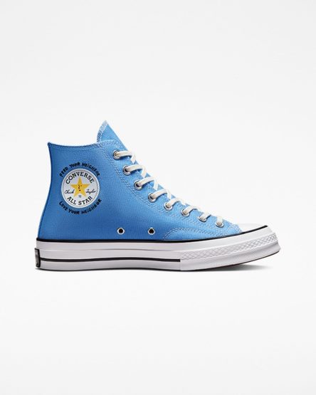 Converse x Sky High Farm Workwear Chuck 70 Høye Sko Herre Blå Multicolor Hvite | 734KCONDT