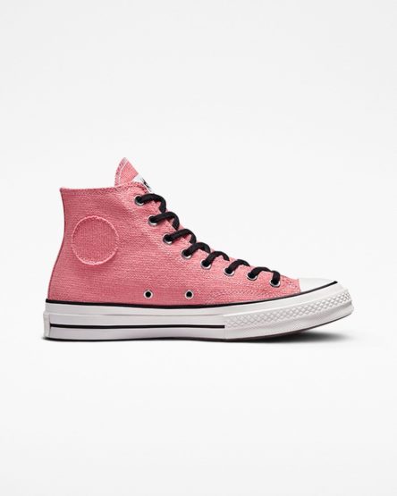 Converse x Stüssy Chuck 70 Høye Sko Herre Lilla Svarte | 524UFEKJA
