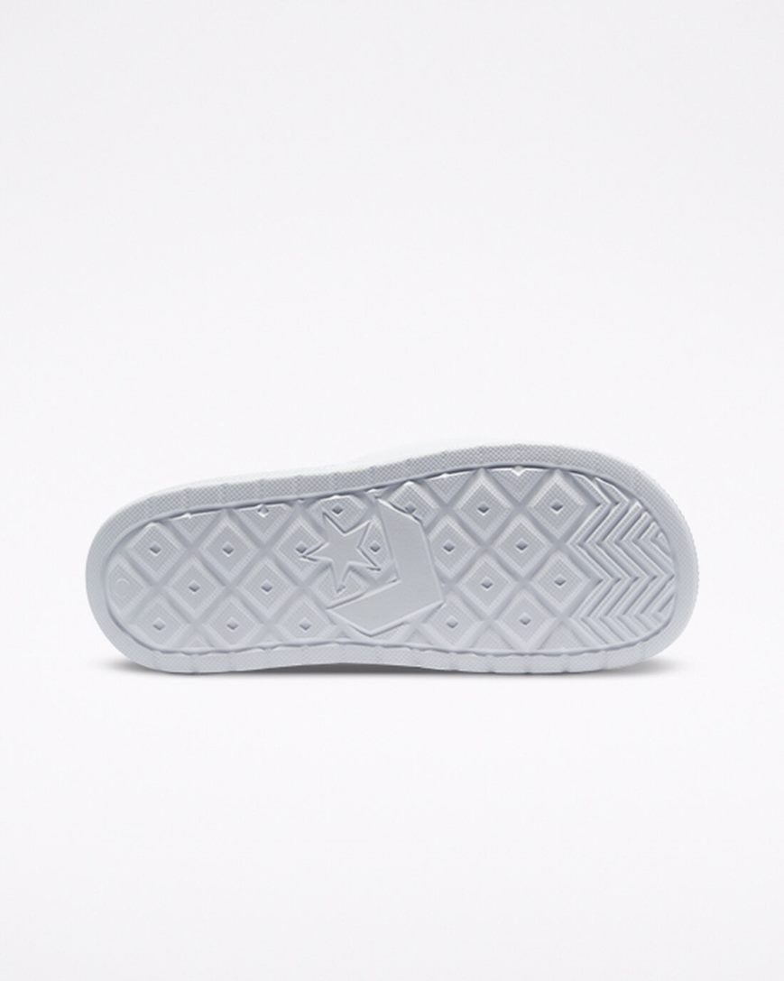 Converse All Star Badesandaler Dame Hvite Svarte Hvite | 854AIYWND