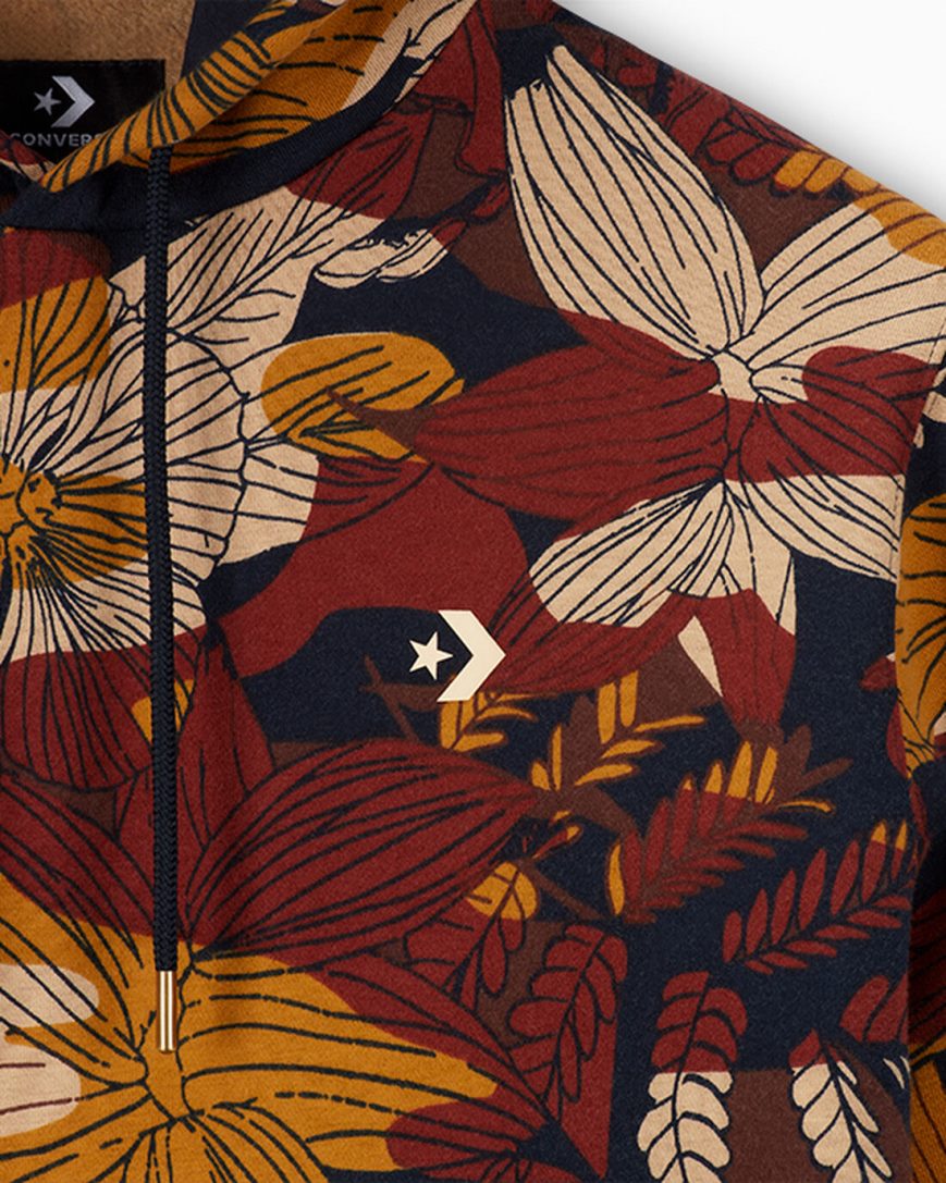 Converse Black Joy Classic Long Sleeve Floral Hettegensere Herre Camouflage | 479LANRCZ