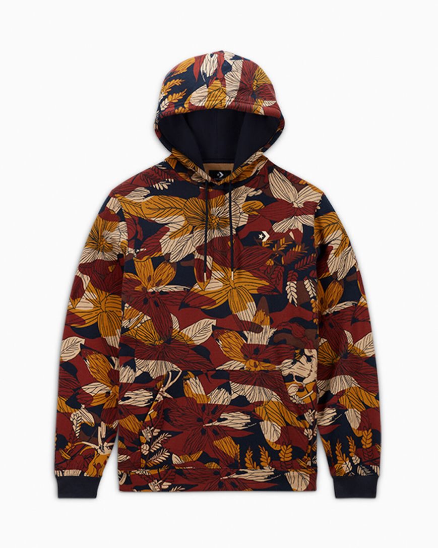 Converse Black Joy Classic Long Sleeve Floral Hettegensere Herre Camouflage | 479LANRCZ