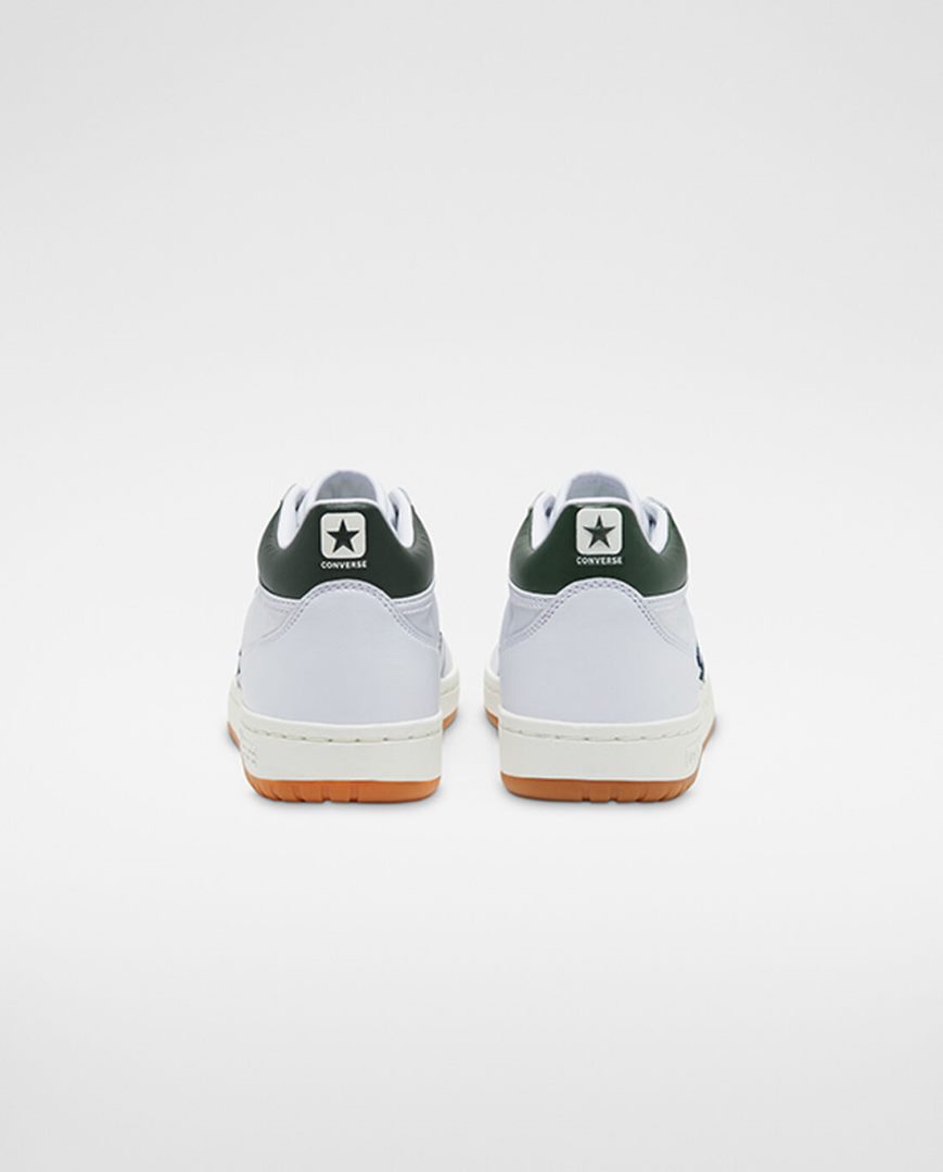 Converse CONS Fastbreak Pro Skatesko Dame Hvite Dyp Turkis | 296WZINJU