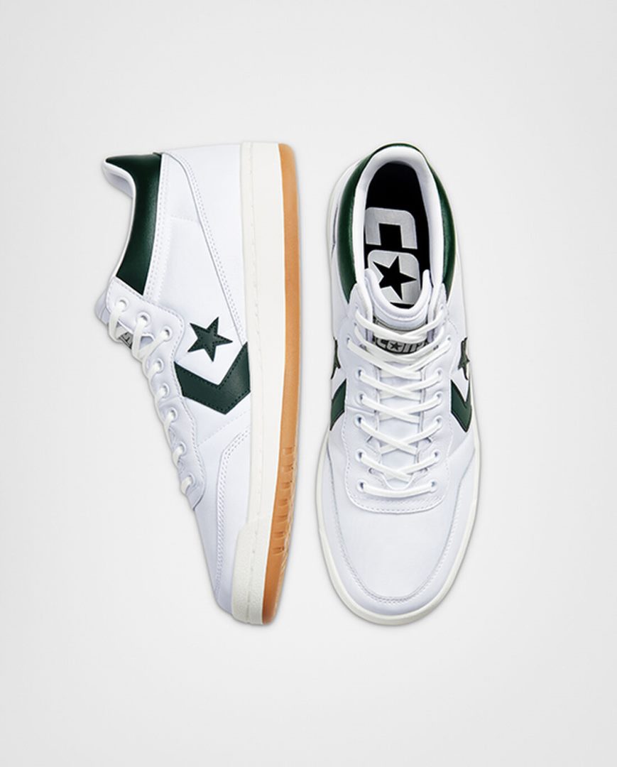 Converse CONS Fastbreak Pro Skatesko Herre Hvite Dyp Turkis | 235JZKUMI