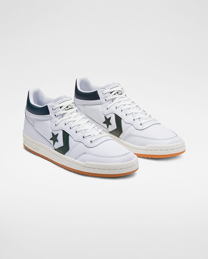 Converse CONS Fastbreak Pro Skatesko Herre Hvite Dyp Turkis | 235JZKUMI