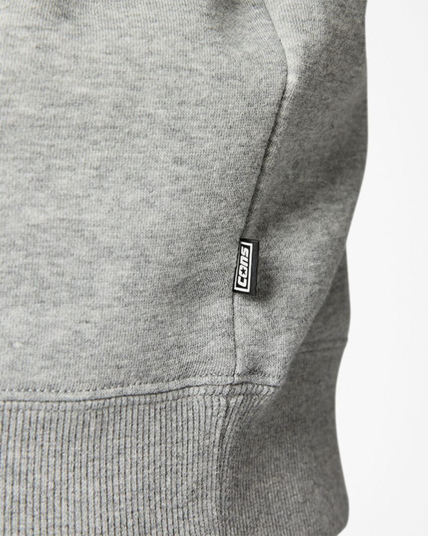 Converse CONS Fleece Pullover Hettegensere Herre Grå | 149OMYDKC