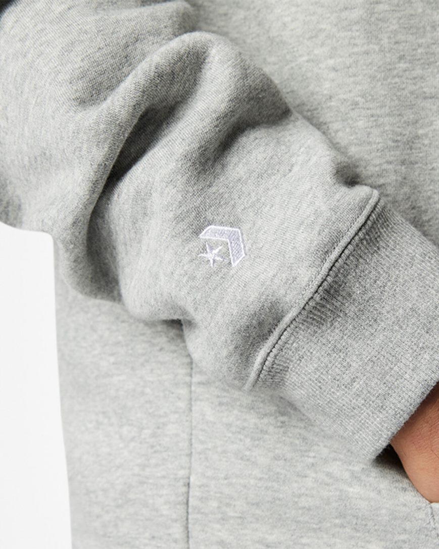 Converse CONS Fleece Pullover Hettegensere Herre Grå | 149OMYDKC