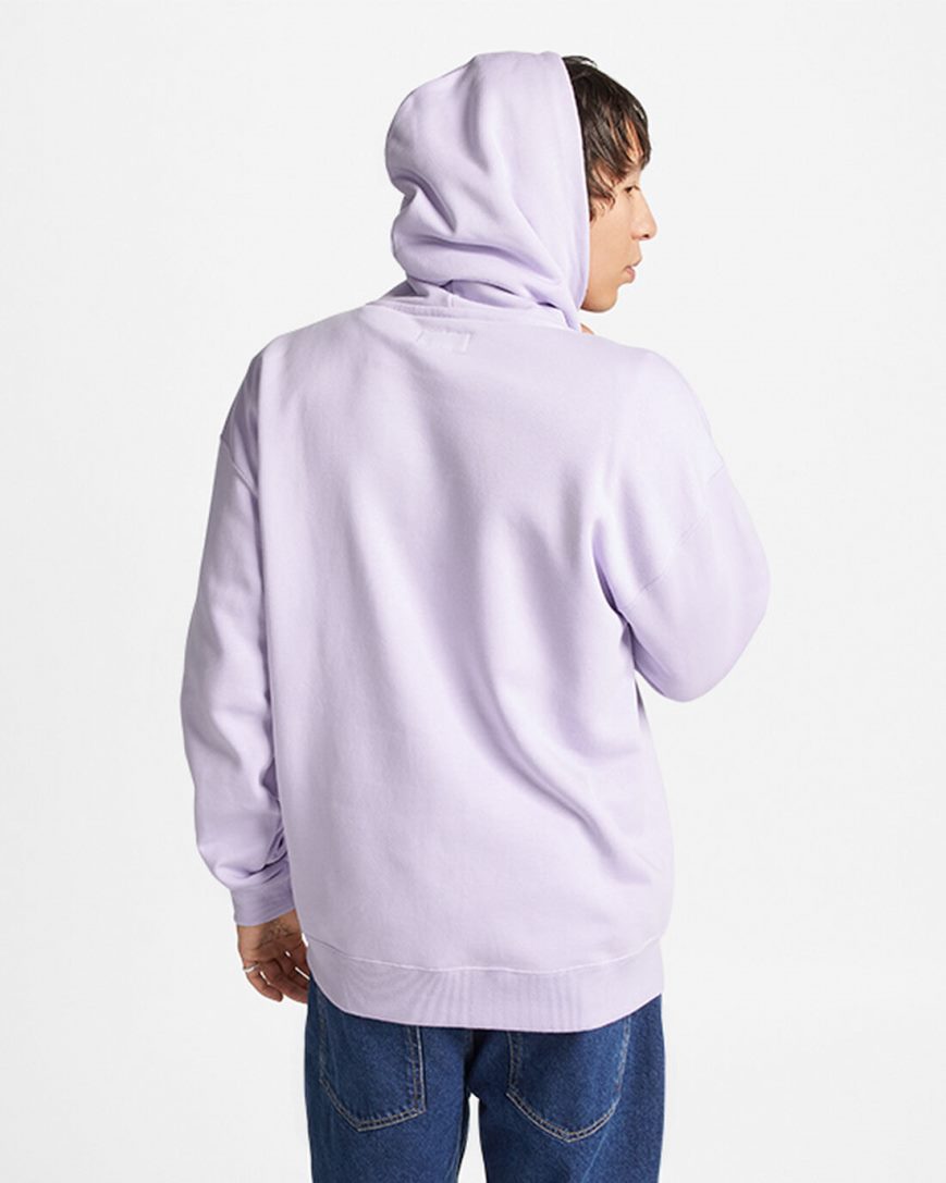 Converse CONS Fleece Pullover Hettegensere Herre Lilla | 482YNVFRB