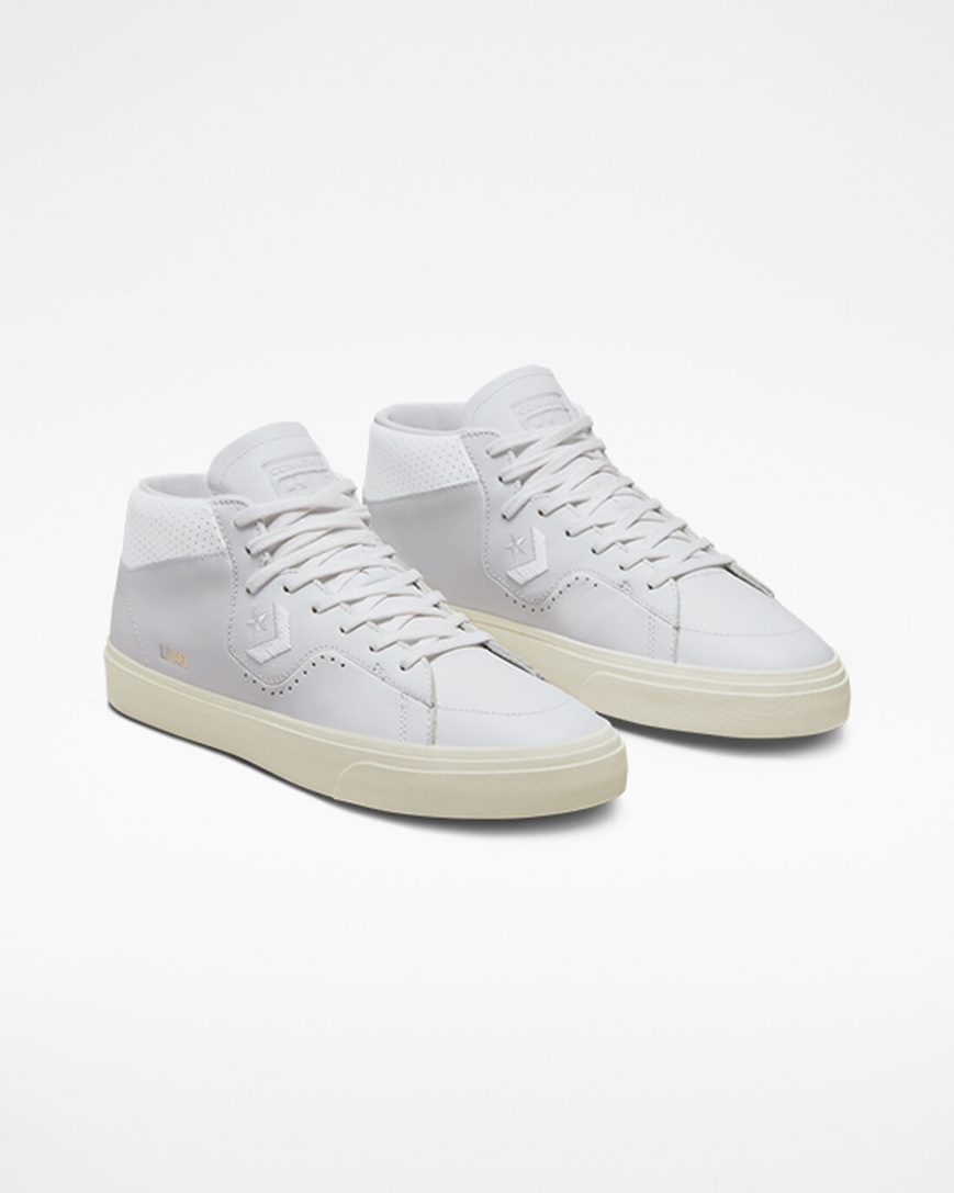 Converse CONS Louie Lopez Pro Mono Lær Skatesko Herre Hvite | 360NJOYSC