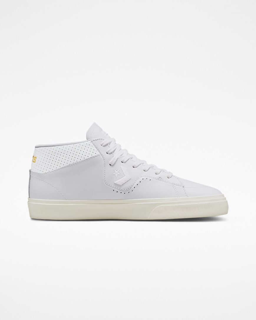 Converse CONS Louie Lopez Pro Mono Lær Skatesko Herre Hvite | 360NJOYSC