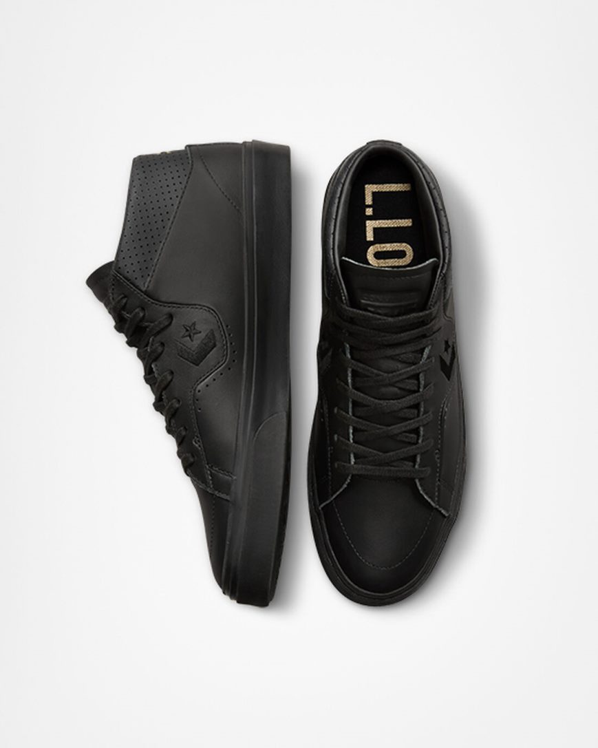 Converse CONS Louie Lopez Pro Mono Lær Skatesko Herre Svarte | 896MBPOWK