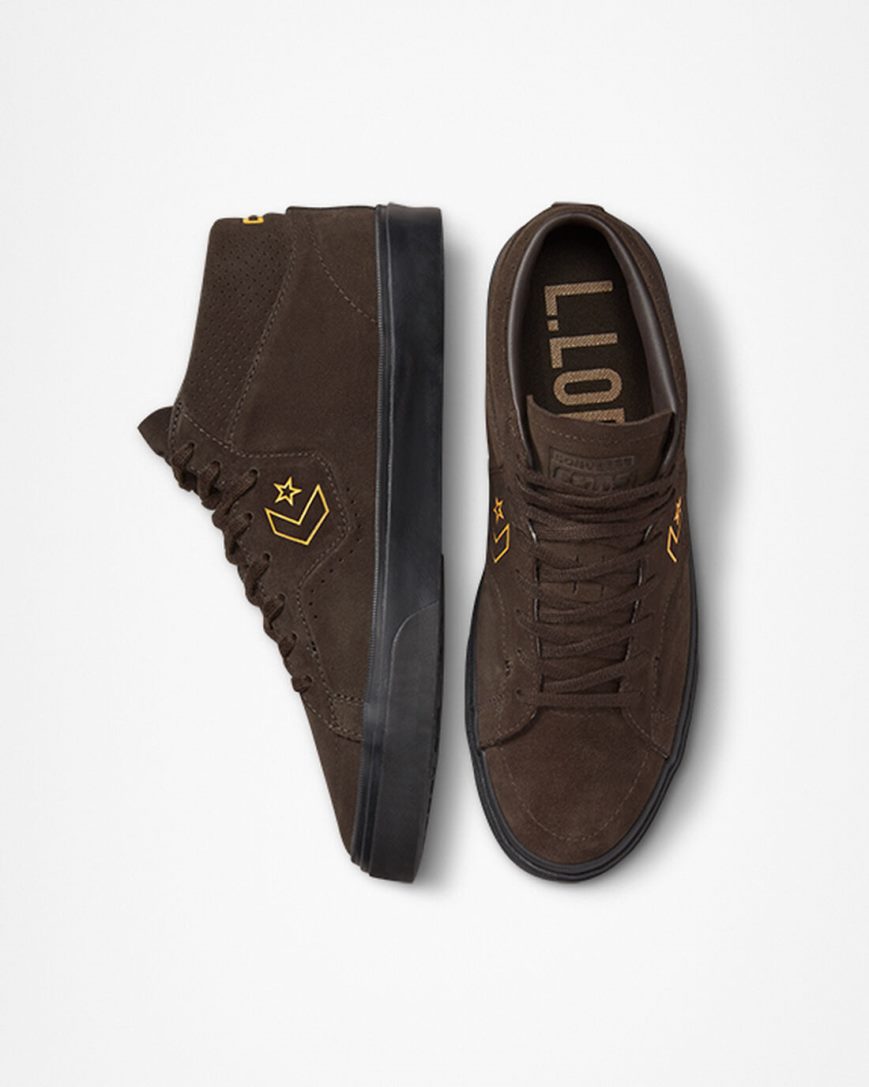 Converse CONS Louie Lopez Pro Skatesko Herre Brune Svarte | 784NHJWKY